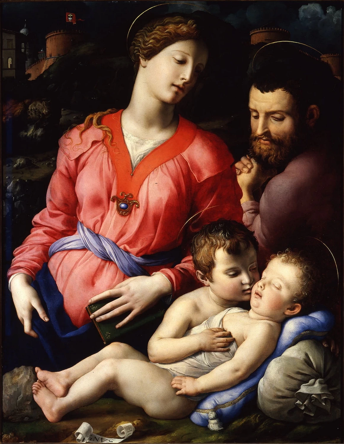  161-Sacra Famiglia Panciatichi, 1540 circa- Galleria degli Uffizi, Firenze